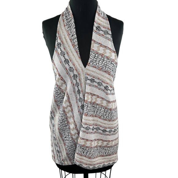 NWT by Anthropologie Cream Multi Knit Backless Halter Neck Sleeveless Top XL NEW - Picture 1 of 7